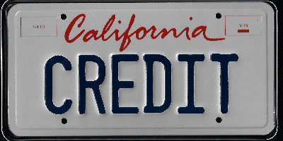 A california credit card is shown in this image.